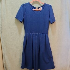 LuLaRoe Royal Blue Textured Top